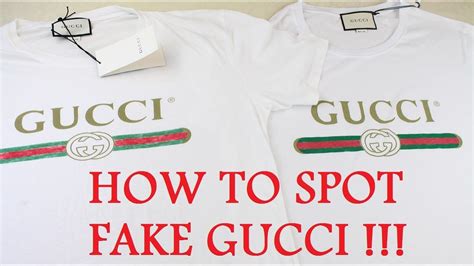 gucci shirt real vs fake|Gucci knockoff shirts.